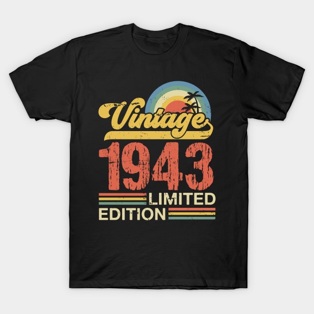 Retro vintage 1943 limited edition T-Shirt by Crafty Pirate 